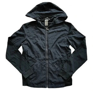 Champion Black Lightweight Athletic Laser Cut Zipper Hoodie XS